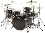 Bateria Shell Pack 4 Pzas Eco-x Bombo22 Ebony, Dwhp Drec2205