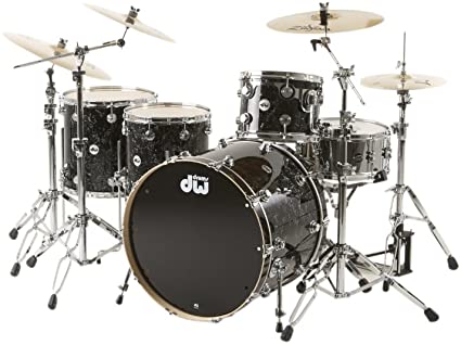 Bateria Shell Pack 4 Pzas Eco-x Bombo22 Ebony, Dwhp Drec2205