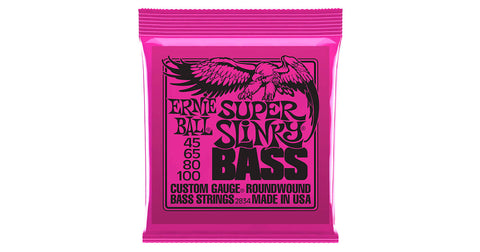 Paquete Cuerdas Bajo Ernie Ball Super Slinky 45-100 2834