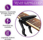 Capo Traste de Guitarra Acústica/Eléctrica /Bajo. Guitar Capo